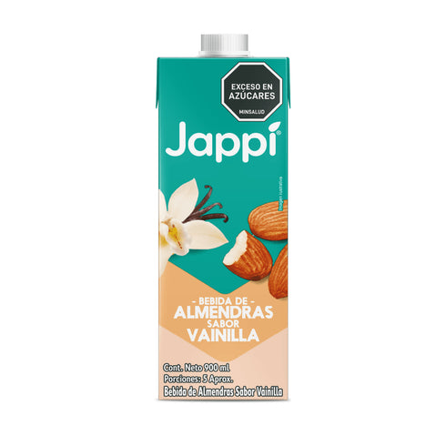 BEBIDA ALMENDRAS JAPPI 900ML VAINILLA